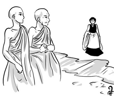 The Story Of Two Monks And A Beautiful Woman!