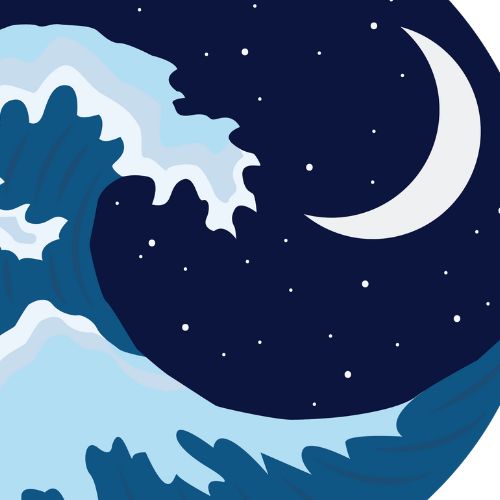 Moon And the Sea